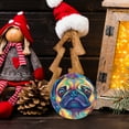 thumbnail image 6 of Pug Dog In The Style of Lisa Frank - Christmas Ornament Xmas Keepsake Ceramic Ornaments Holiday Decorations for Tree Christmas Gift Ideas 2.95in, 6 of 6