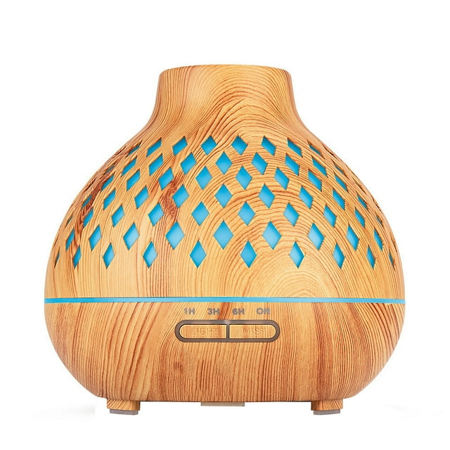 Aroma Diffuser Auto Shut Off, 400ml Essential Oil Diffuser with Diamond-Shaped D