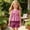 Hot Pink, variant on SGFCWSX Girls 2 Piece Outfits Sleeveless Gingham Ruffle Peplum Tops Solid Shorts Summer Casual Clothes Set Hot Pink Size 4T