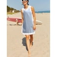 thumbnail image 3 of Conjunto de ropa Hooever para mujer, casual, bloque de colores gris/azul, talla L, 3 of 7