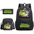 thumbnail image 1 of Monster Concert My Singing Monsters Schoolbag Three-piece Set, Large Capacity, Schoolbag For Primary And Secondary School Students-HAPDEN, 1 of 4