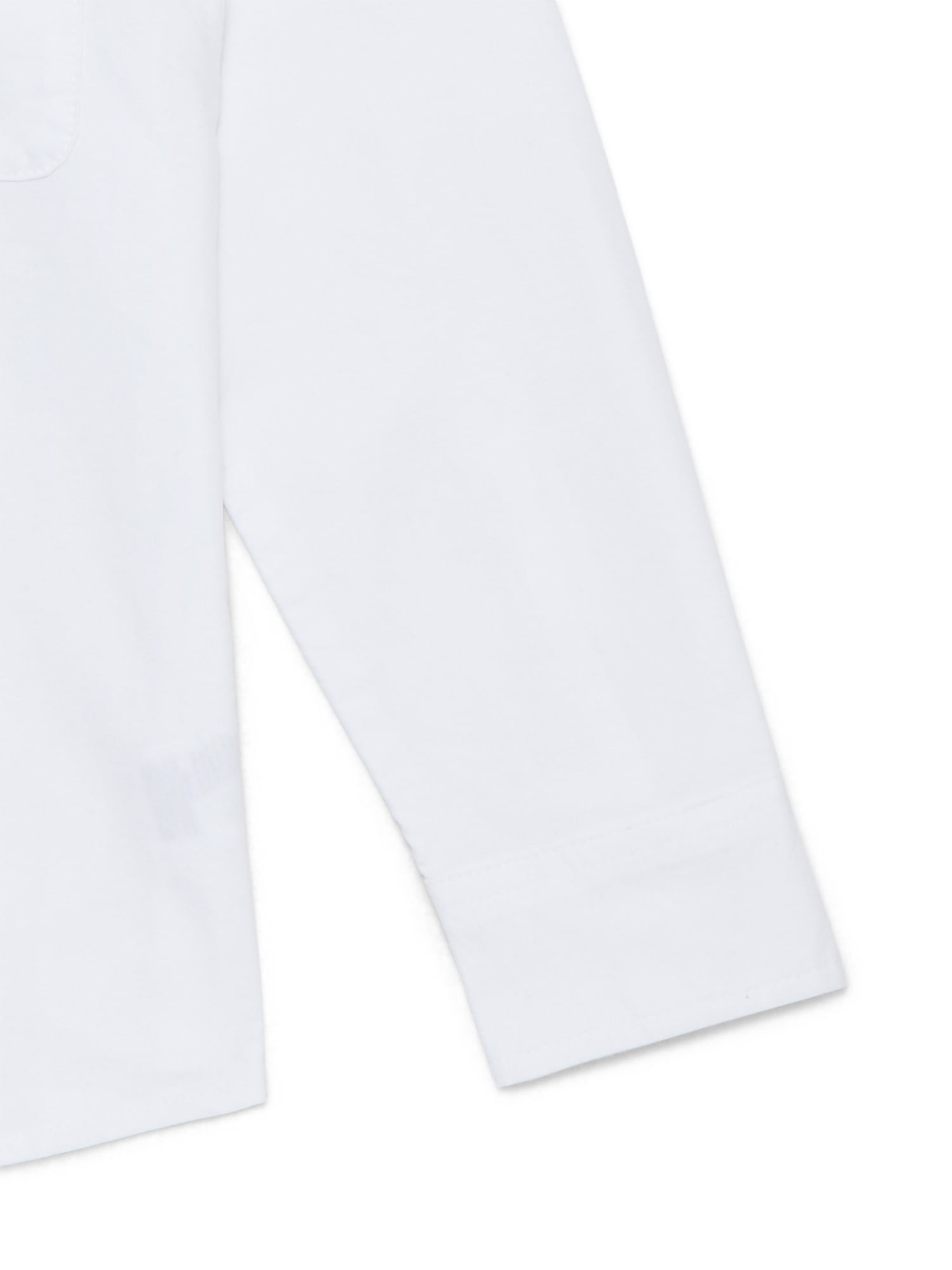 Wonder Nation Boys Cotton Button Up Shirt with Long Sleeves, Sizes 4-18 & Husky