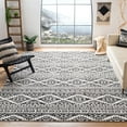 thumbnail image 3 of SAFAVIEH Tulum Lakisha Distressed Southwestern Area Rug, 8' x 10', Ivory/Black, 3 of 8