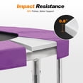 thumbnail image 6 of Exacme Premium Thick Round Trampoline Pad with Opening, 10 Foot Safety Spring Cover Replacement (Purple), 6 of 10