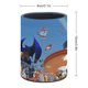 thumbnail image 2 of Disney's House of Mouse-theme Cylinder Pen Holder Pencil Organizer with Flannel Lining PVC Leather Material Cardboard Base for study work 10*8CM, 2 of 6