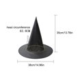 thumbnail image 5 of Adorno Sombrero Bruja Halloween 10 Uds. Con Cuerda 80m para Patio Al Aire Libre, 5 of 5