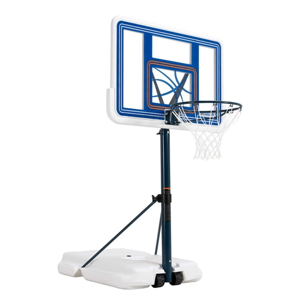 Lifetime 1306 Système de Basket-Ball Portable Réglable en Hauteur Côté Piscine, 44 Pouces Panneau Arrière