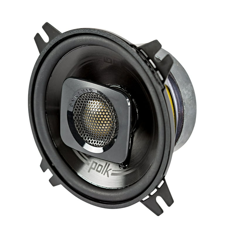 Polk Audio DB402 4 Inch 135W 2 Way Car/Marine ATV Stereo Speakers, Black 