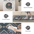 thumbnail image 4 of TECHVIDA Kitchen Rugs 3 Piece Set,Non Slip Machine Washable Kitchen Mats,Boho Vintage Abstract Kitchen Carpet for Farmhouse Living Room Hallway, 4 of 9