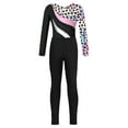 thumbnail image 4 of CHICTRY Girls Youth Cartoon Leopard Print Leotard with Leggings Ballet Yoga Suit Outfit Dancewear Leopard 10, 4 of 7