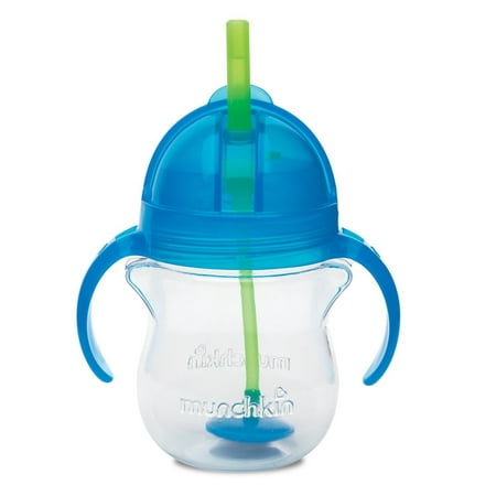- Munchkin Click Lock 7 Ounce Weighted Flexi-Straw Cup - Blue
