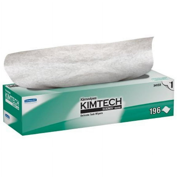 Kimtech Science Kimwipes Delicate Task Wipe, 11.8 Inches x 11.8 Inches, Light Duty, 1-Ply Tissue, 2940 Count