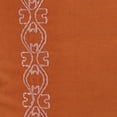 thumbnail image 6 of Laddha Home Designs Handwoven Embroidered Border Cotton Throw Pillow - 20" - Orange - Set of 2, 6 of 9