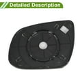 thumbnail image 4 of Reemplazo de vidrio del espejo derecho sin calefacción Unique Bargains Door Wing con placa de respaldo No. 876211M000/876211M010 para Kia Forte/Forte Koup 2010-2013, 4 of 6