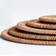 thumbnail image 5 of Posavasos y salvamanteles de madera natural resistentes al calor, juego de 4, redondos de 7,08" para platos calientes y uso en la cocina, 5 of 8