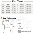 thumbnail image 3 of Babysbule Women's Tops Women's Summer V-neck Independence Day Printed Tops T-Shirts Casual Lace Short Sleeve Blouse, 3 of 7