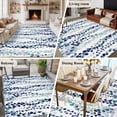 thumbnail image 5 of 5'x7' Area Rugs for Living Room Bedroom, Blue Weeping Eucalyptus Washable Rug Carpet Runner Indoor Outdoor, Spring Summer Farmhouse Leaves Non Slip Floor Mats Area Rug for Kitchen, Nursery, 5 of 8