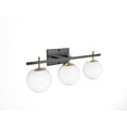 thumbnail image 3 of Aiwen Globe Novelty 3-Light Vanity Light Classic Wall Sconce Modern Light Fixture, 3 of 10