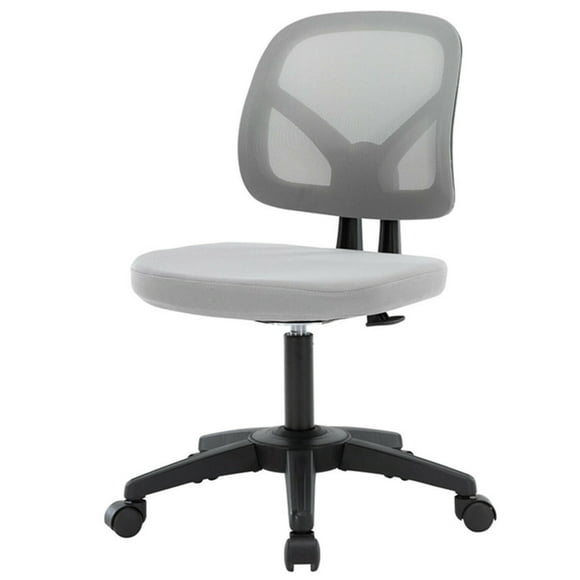 Ergonomic Low-Back Office Desk Chair, Adjustable Height Computer Task Chair with Swivel Casters