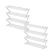 thumbnail image 1 of Spoon And Lid Rest 4 Tier Stainless Steel Shoe Rack Organizer Easy To Install And Space Saving Shoe Organizer Freestanding Shoe Rack With Sturdy Frame Shoe Rack For Wardrobe Entry Bedroom Floor, 1 of 7