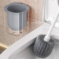 thumbnail image 5 of Miogawg Toilet Brush, Toilet Brush And Holder With Handle, Space Saving Toilet Bowl Brush For Storage, Durable Bristles Toilet Scrubber For Bathroom Cleaning, 5 of 6