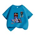 thumbnail image 3 of Nuevas camisetas de Sonics para niños, camisetas de algodón con letras impresas de Anime de la A a la Z, ropa de moda para niños y niñas, camisetas de verano, regalo de cumpleaños, 3 of 5