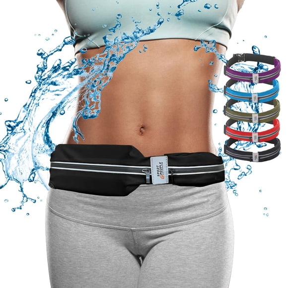 Water-resistant Running belt for men and women Running fanny pack Running phone holder fits most cell phone Running waist packs Reflective Phone holder for running Running bag Money belt