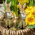 thumbnail image 5 of HuiXinOu Easter Bunny and Egg Garden Stake, Dwarf Figurine with Ground Insert, Outdoor Yard and Courtyard Festival Decoration, Spring Home Decor, 5 of 6