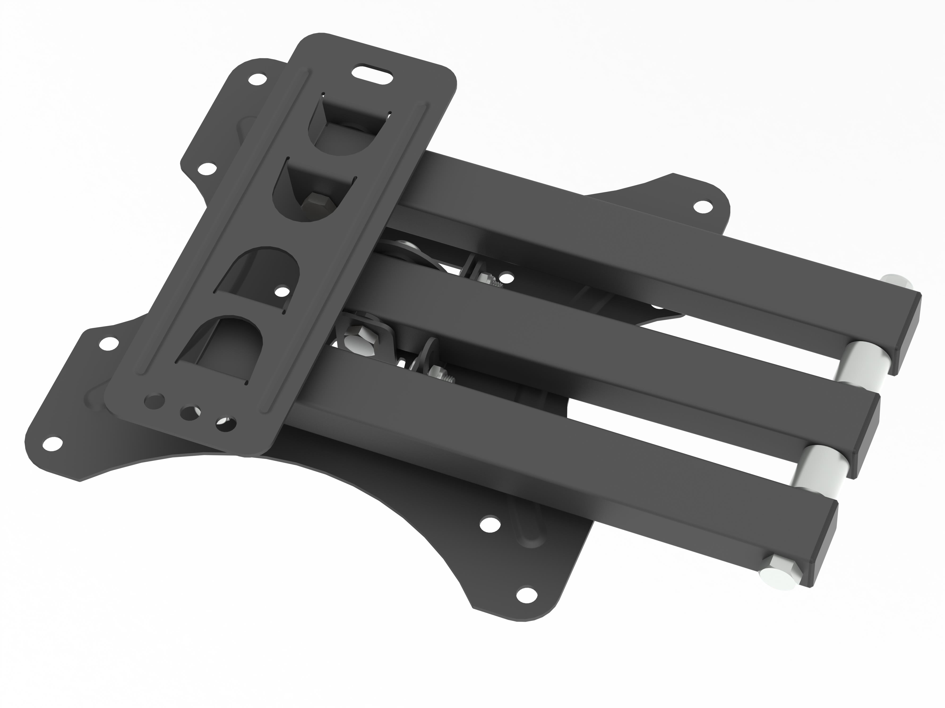 UBesGoo Full Motion TV Wall Mount Swivel Bracket 26 32 40 42 47 50 55Inch Tilt 12Â°