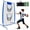 4 FT × 7 FT, variant on Football Throwing Net, Frame Quarterback Equipment Throwing Machine with 1-4 Targets, Easy Setup Football Target Practice with CarryBag, Allweather Indoor Outdoor Use