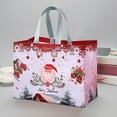 thumbnail image 5 of ZCSKFIN Large Reusable Non-Woven Christmas Bags with Handles, Holiday Decorative Bags for Grocery Shopping and Festive Gift Giving, Durable and Eco-Friendly Seasonal Tote for Errands and Presents, 5 of 9