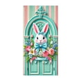 thumbnail image 2 of Easter Backdrop for Photography Easter Spring Garden Floral Bunny Colorful Eggs Fence Green Grass Bokeh Background Kids Newborn Baby Portrait Photo Booth Props 35.43x70.87 in(B), 2 of 6