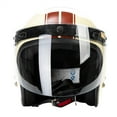 thumbnail image 3 of Cascos de motocicleta abiertos estándar con 3 broches y visera abatible con lente de protección contra el viento 20 centímetros, 3 of 9