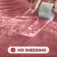 thumbnail image 3 of Evlmd Sherpa Throw Blanket for Couch Sofa - Fuzzy Soft Cozy Blanket for Bed, Fleece Thick Warm Blanket for Winter, Dusty Rose Fall Winter Queen Blanket, 80x90 Inches, 3 of 7