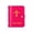 Pink, variant on Faux Leather Religious Card Organizer With Snap Closure, Portable Pocket Storage Case For Prayer Cards And Keepsakes, Compact Carry Organizer For Daily Use And Gift Giving