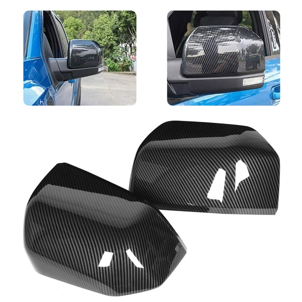 Cubierta de Espejo Retrovisor Cubierta de Espejo Retrovisor de ABS Moldura de Marco de Espejo Lateral Reemplazo de Bisel de Carcasa Decorativa Exterior de Automóvil para F150 ANGGREK Otros