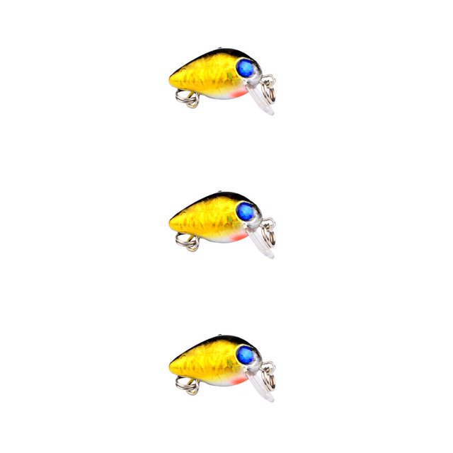 Eigraketly 1 Uds. Señuelo de pesca Swimbait 30mm/1,6g Crankbait cebo duro Topwater Artificial Bass Japón accesorios de pesca con mosca Type1 NO1 Eigraketly CBP056883