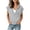 Gray, variant on UQJfacai Short Sleeve Hoodies For Women Full Zip Up Drawstring Fleece Sweatshirt With Pocket Fall Fashion Basic jacket