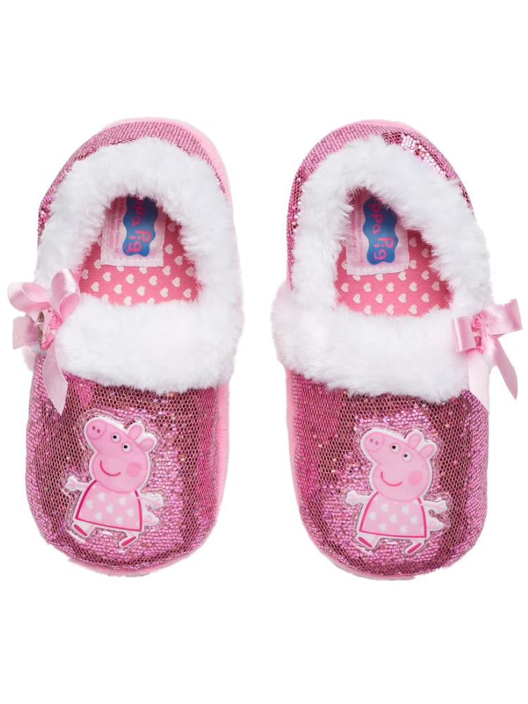 girls sparkle slippers