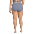 thumbnail image 2 of Lands' End Women's Plus Size Tummy Control Gingham Tugless High Waisted Bikini Bottoms, 2 of 3