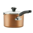 thumbnail image 3 of Farberware Cookstart Aluminum DiamondMax Nonstick Cookware Set, 15-Piece, Copper, 3 of 6