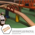 thumbnail image 4 of UPOUART Rail en Bois Kaki 2 Pcs Rails en Forme de S pour Croissance Intellectuelle, 4 of 5