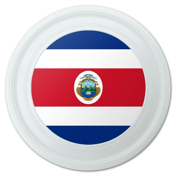 Costa Rica National Country Flag Novelty 9" Flying Disc
