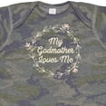thumbnail image 4 of Inktastic My Godmother Loves Me Girls Baby Bodysuit, 4 of 5