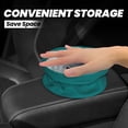 thumbnail image 4 of Fuzoiu Teal Print Car Trash Can,Leakproof Car Trash Can,Hanging Garbage Bin,Vehicle Trash Can, Suitable for Sedans, SUVs, MPVs & Trucks, 4 of 7