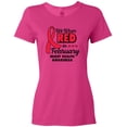 thumbnail image 3 of Inktastic Heart Health Awareness We Wear Red in February Women's T-Shirt, 3 of 5