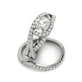 thumbnail image 2 of 1.15ctw Diamond Bridal Set in 14k White Gold, 2 of 2