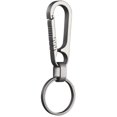 thumbnail image 2 of Hebilla de llave de aleación de titanio con hebilla de anillo para hombre, llavero de coche para colgar en la cintura, llavero con anilla, hebilla de llave, gancho simple, 2 of 5