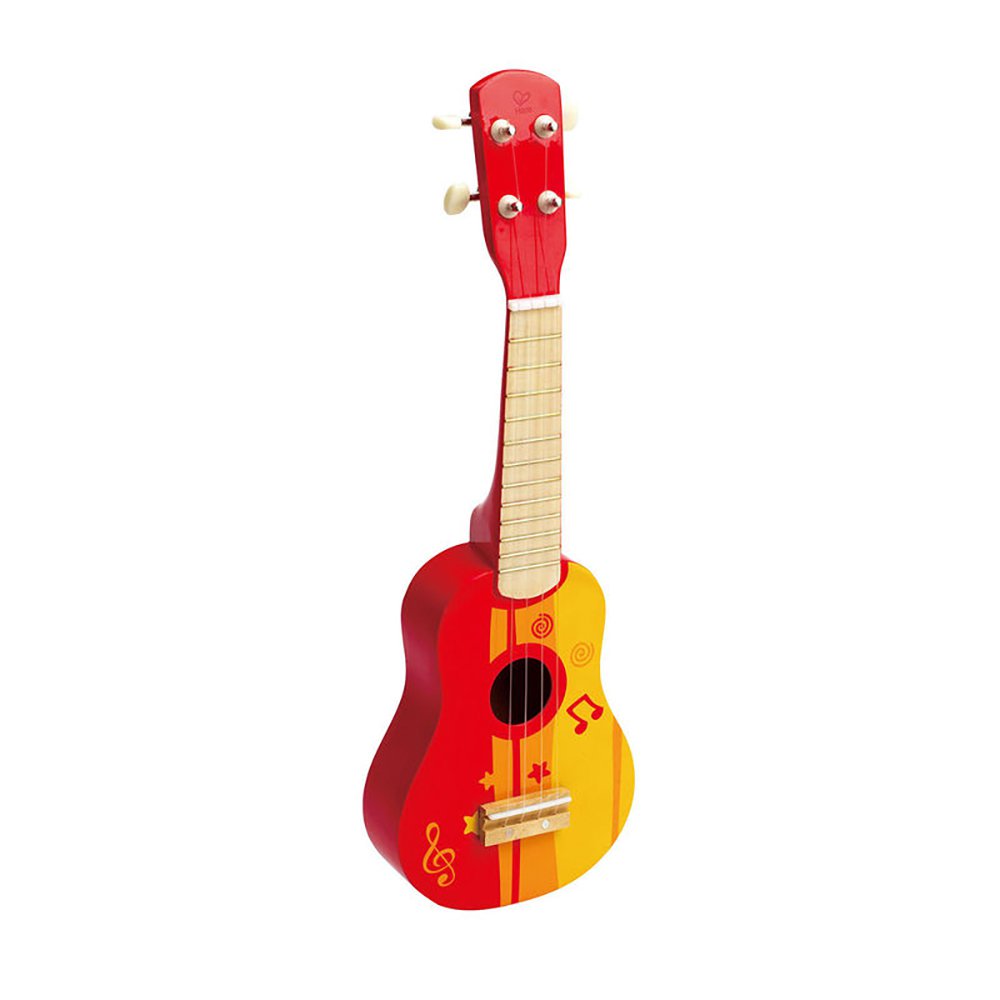 Hape 4 String Wooden Ukulele Toy Children Kids Tuneable Musical