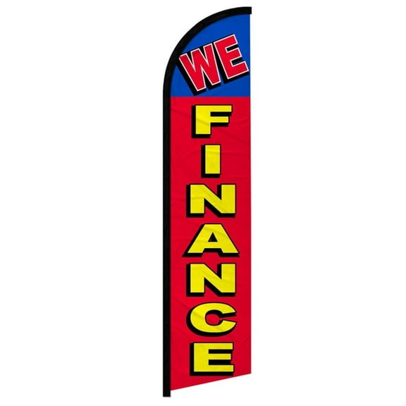 We Finance Windless Banner Flag